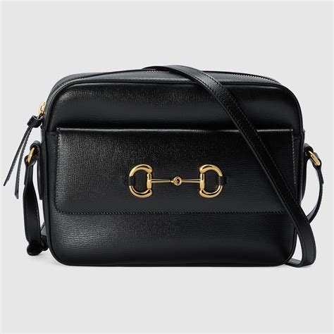 gucci 1955 black|1955 horsebit shoulder bag.